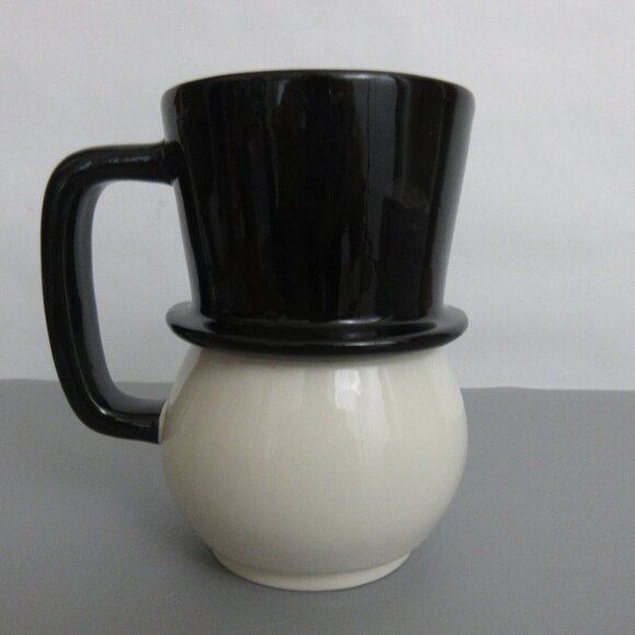 Rae Dunn Frosty The Snowman Figural Christmas Jumbo Coffee Mug Ceramic EUC - Picture 3 of 8